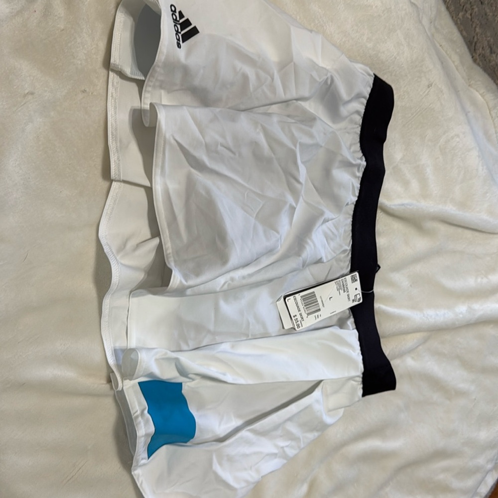 NWT - White Adidas Climate control Skirt - Women’s size L